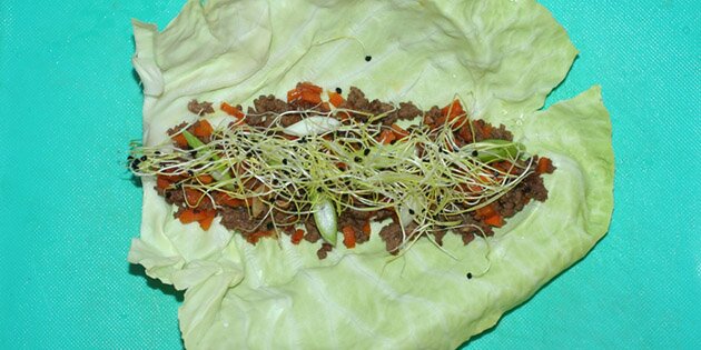 Friske spirer på toppen.