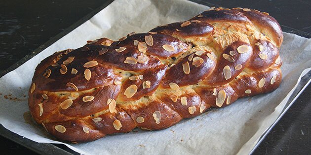 Lækker opskrift på tjekkisk julebrød, der også er kendt som Vánočka