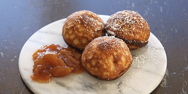 Svampede æbleskiver, der både er sunde og lækre