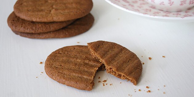 Kiksene bliver dejligt sprøde.