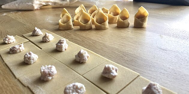 Lækre hjemmelavede tortellini