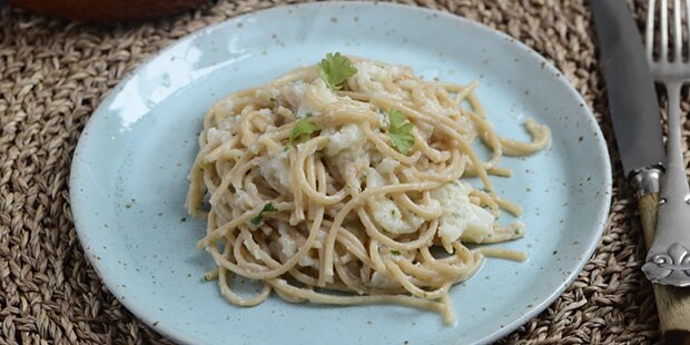 Tilføj evt. fløde og parmesan, hvis du spiser LCHF.
