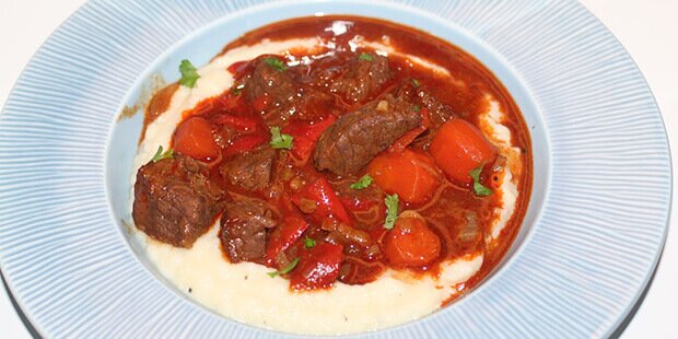 Ægte ungarsk gullash.