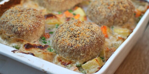 Her fadet lige kommet ud af ovnen.