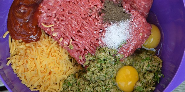 Ingredienserne skal bare blandes og formes