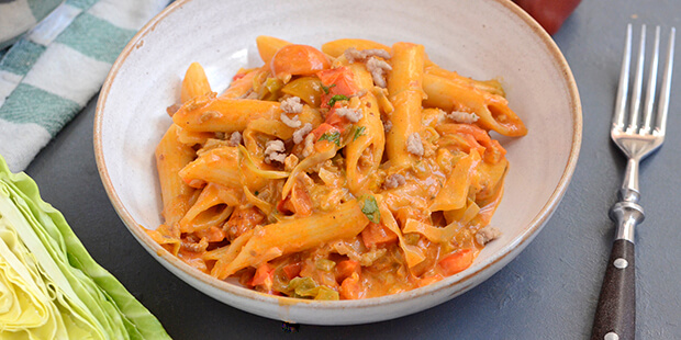 Aftensmaden er klar til at blive serveret.