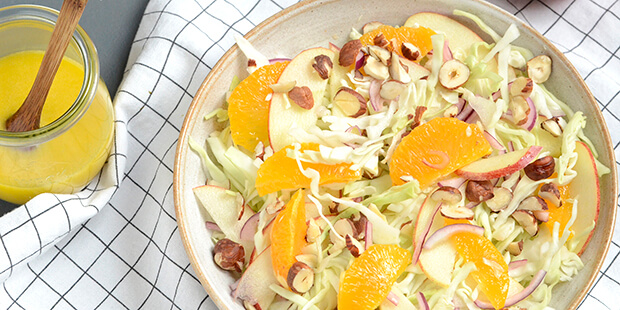 Salat passer rigtig godt til flæskesteg