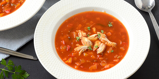 Suppen er super god, hvis du er i gang med vægttab eller gerne bare vil indtage få kalorier.