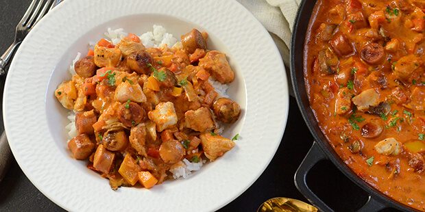 Der er godt med grøntsager i retten.