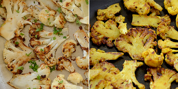 Den lækre stegeflade gør de smørstegte blomkål mega lækre.