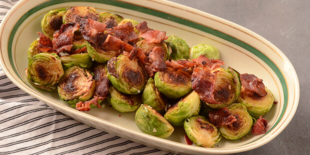 Et sprødt drys ristet bacon er prikken over i'et