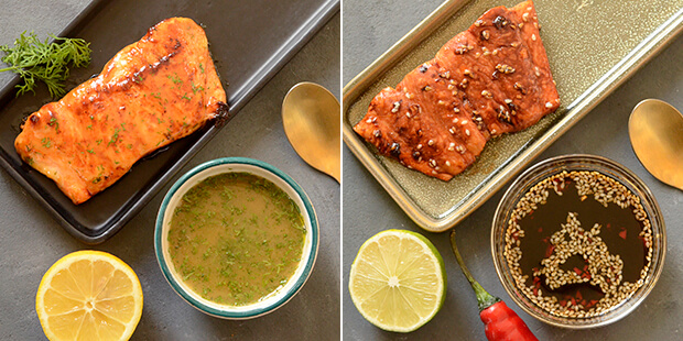 De to fantastiske marinader til laks, der resulterer i velsmagende og karamelliseret fisk.