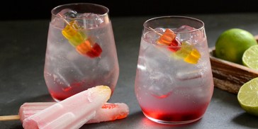 Den iskolde drink er flot lagdelt som en vaskeægte Astronaut is