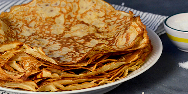 De sprøde kanter og den søde smag gør dem perfekte til dessert