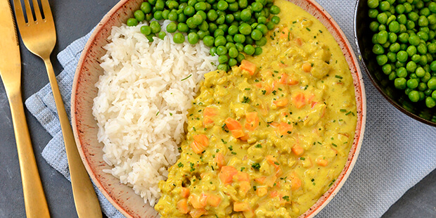 Her er der tilsat lidt gulerødder for ekstra grøntsager