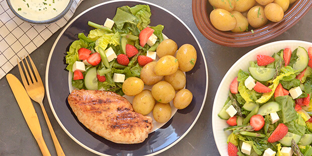 Den lækreste tallerken med sommermad