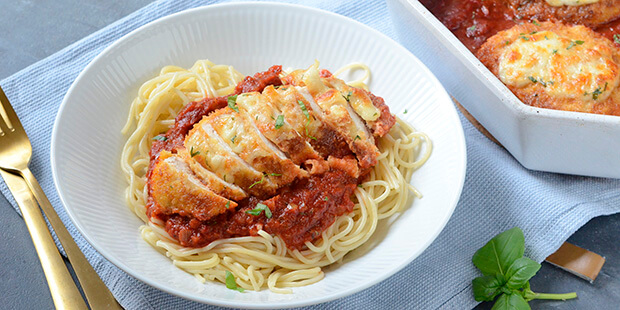 Chicken parmigiana er en helt fantastisk italiensk ret