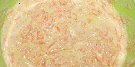 Tzatziki med gulerod.