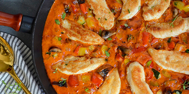 Aftensmaden er klar på kun 25 minutter - det er da nemt.