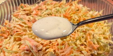 Coleslaw dressing på en sund måde