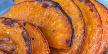 Bagt hokkaido i airfryer