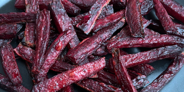 Bagte rødbeder i airfryer