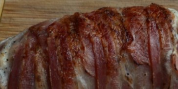 Mørbrad i airfryer med bacon