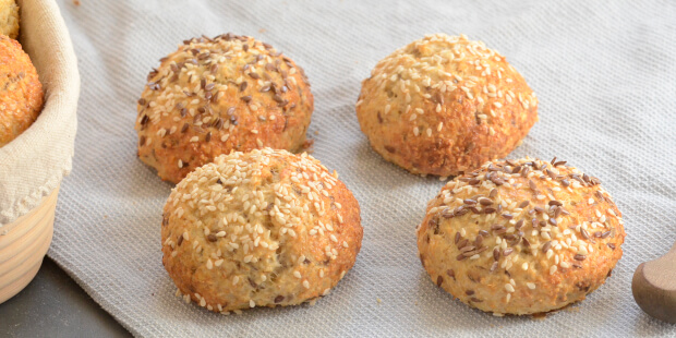 Hørfrø på toppen giver ekstra fibre og protein