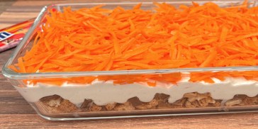 Gulerodsdessert med Daim