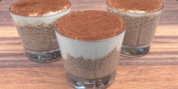 Tiramisu chiagrød i glas